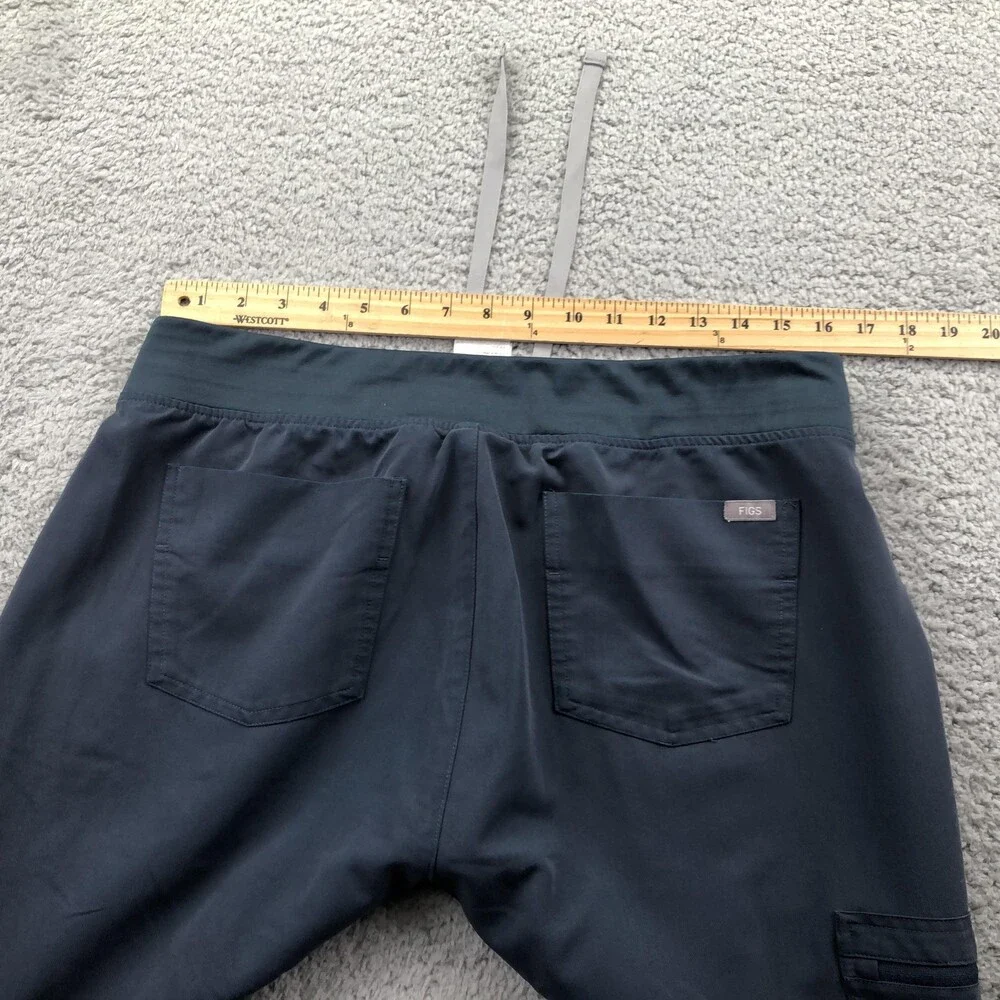 FIGS Scrub Jogger Pants Womens Large Blue Zamora Technical Cargo Medical